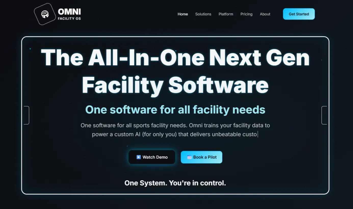 Omni website preview
